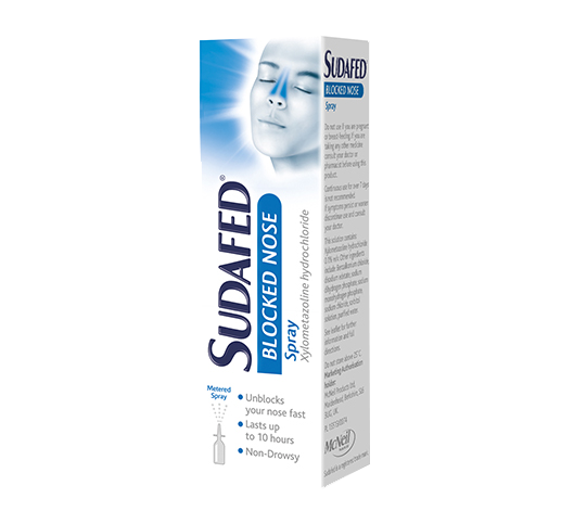 Blocked Nose Spray | Nasal Spray | SUDAFED®