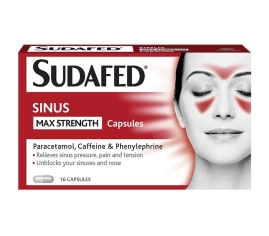SUDAFED® Sinus Max Strength Capsules
